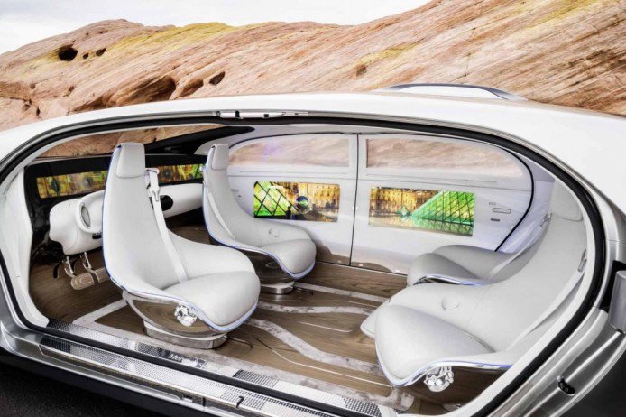 Tomorrow is now with Mercedes F015 self-driving car